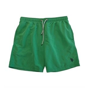 U.S. Polo Assn. Green Swim Trunks Classic Design